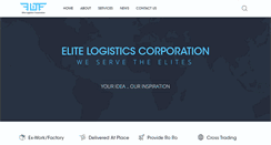 Desktop Screenshot of elite-log.com